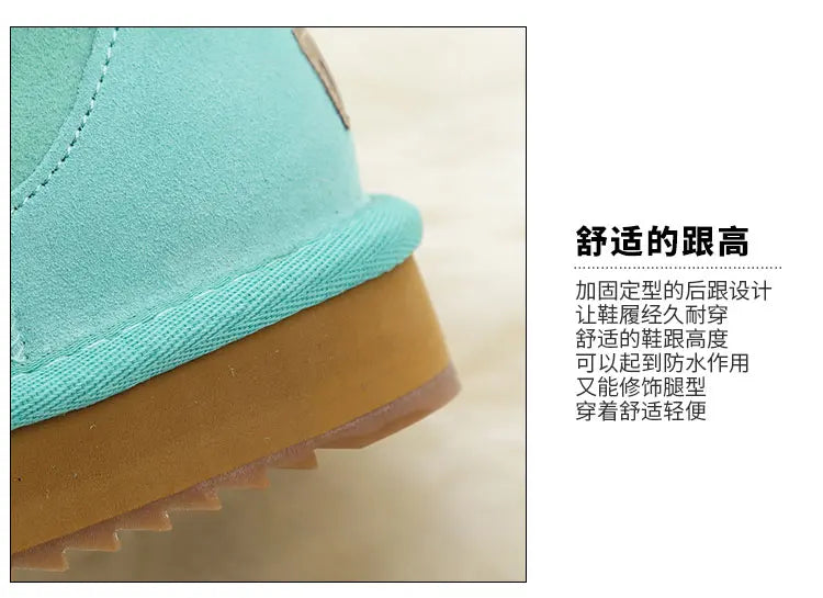 Klassische neue Winterstiefel aus echtem Schaffell, Schneestiefel 2025, Damenschuhe, natürliche Fellwolle, echtes Schaffell, Damen-Knöchel-Schneestiefel