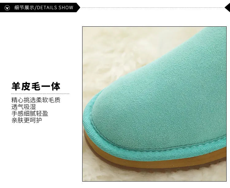 Klassische neue Winterstiefel aus echtem Schaffell, Schneestiefel 2025, Damenschuhe, natürliche Fellwolle, echtes Schaffell, Damen-Knöchel-Schneestiefel