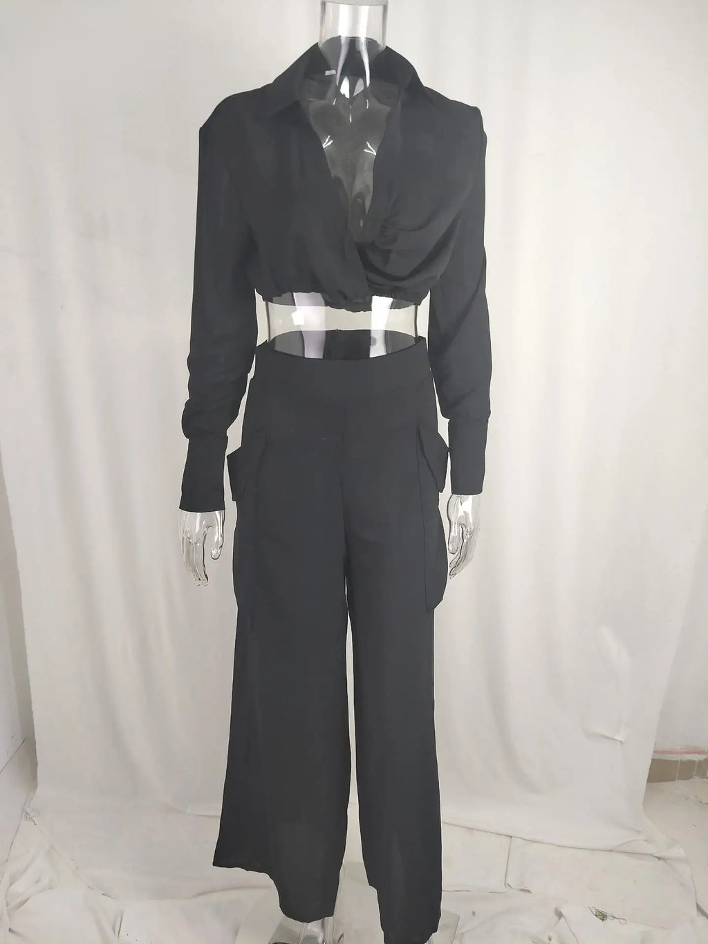 Elegantes Damen Hemdblusenkleid – Langes Sommerkleid mit Bindegürtel