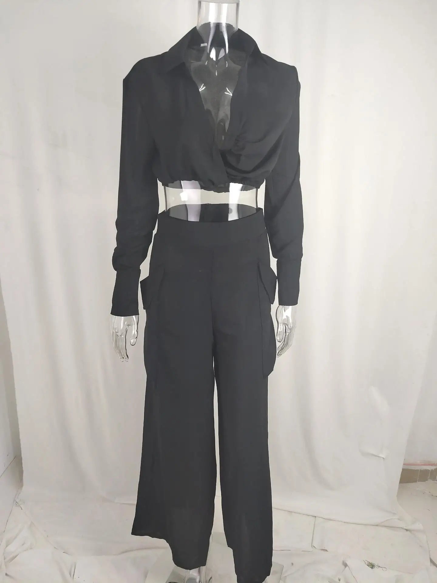 Elegantes Damen Hemdblusenkleid – Langes Sommerkleid mit Bindegürtel