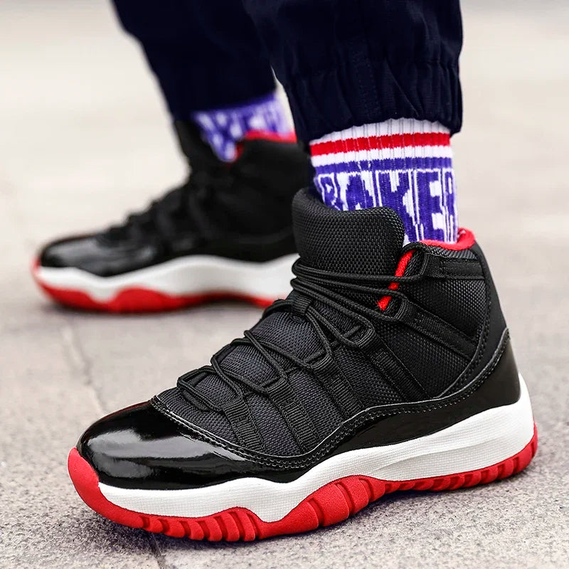 Kinder-Basketballschuhe Neue atmungsaktive, bequeme Sportschuhe für Kinder Outdoor-Basketball-Sneaker für Jungen Turnschuhe für Mädchen