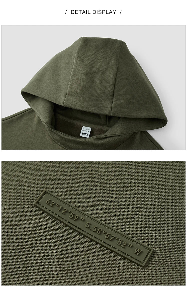 Semir Hoodie Herren Thermisch Bakteriostatisch 2024 Winter Neu Kapuzenpullover Locker Oversize