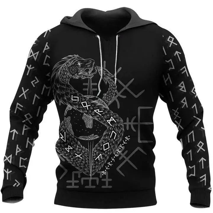 Neuer Herren-Hoodie für den Herbst, 3D-Print Sweatshirts, urbaner Trend, vielseitig kombinierbare, übergroße Oberteile, Kapuzenkleidung für Männer