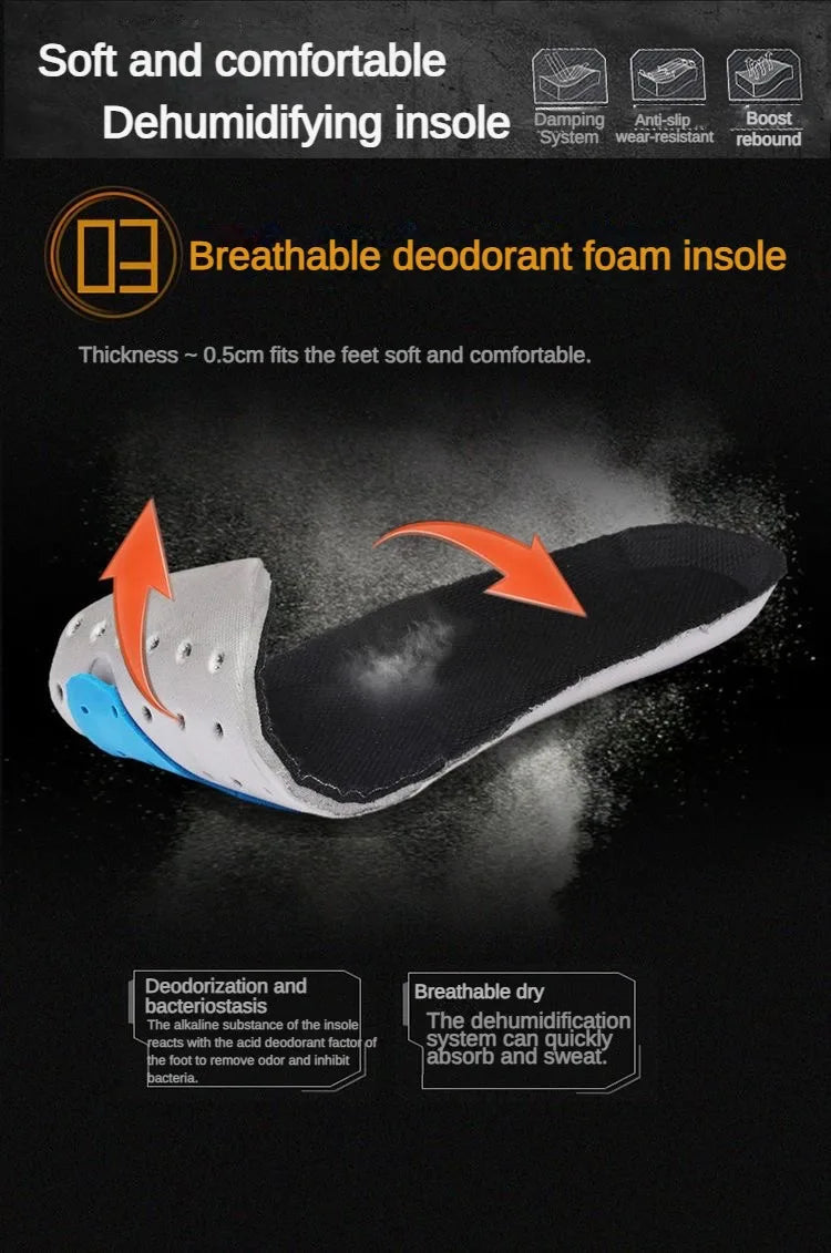 Hochgeschnittene wasserdichte Leder-Wanderarbeitsstiefel für Herren, rutschfest, leicht, Kampf- & Taktikstiefel, atmungsaktive Wüstenstiefel