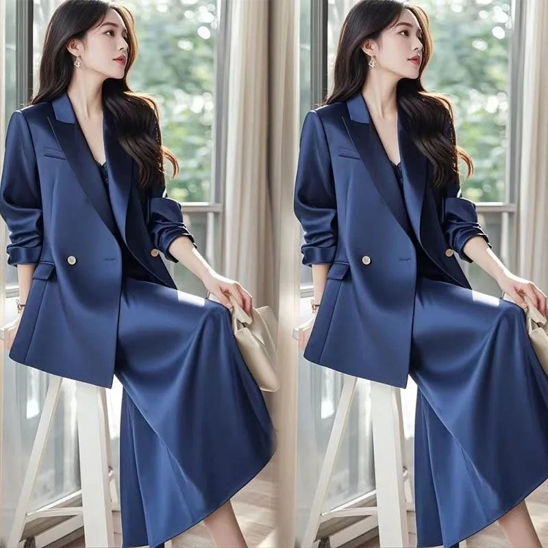 Elegantes Damen Business Set – Zweiteiliges Outfit mit Blazer & Rock