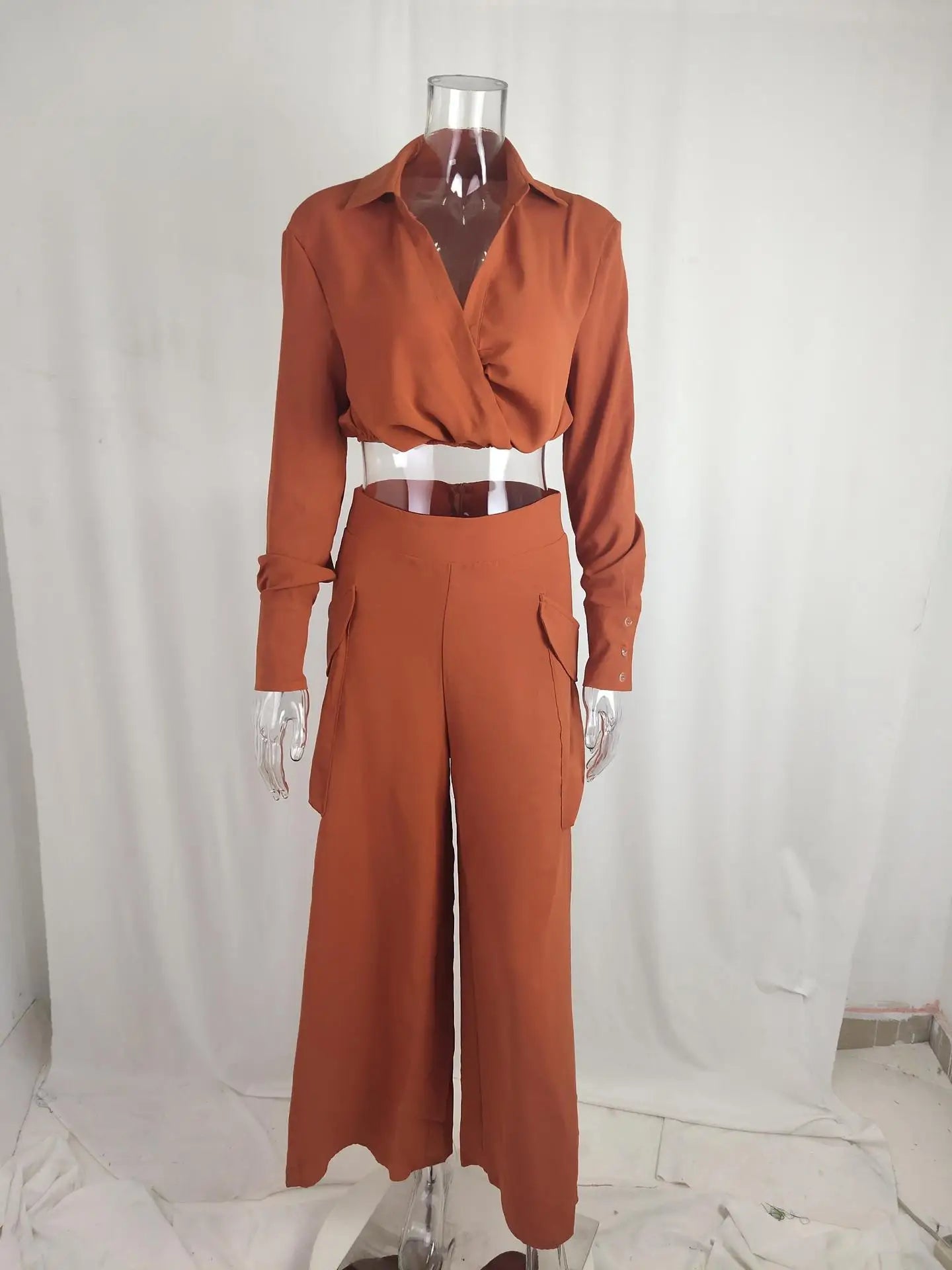 Elegantes Damen Hemdblusenkleid – Langes Sommerkleid mit Bindegürtel