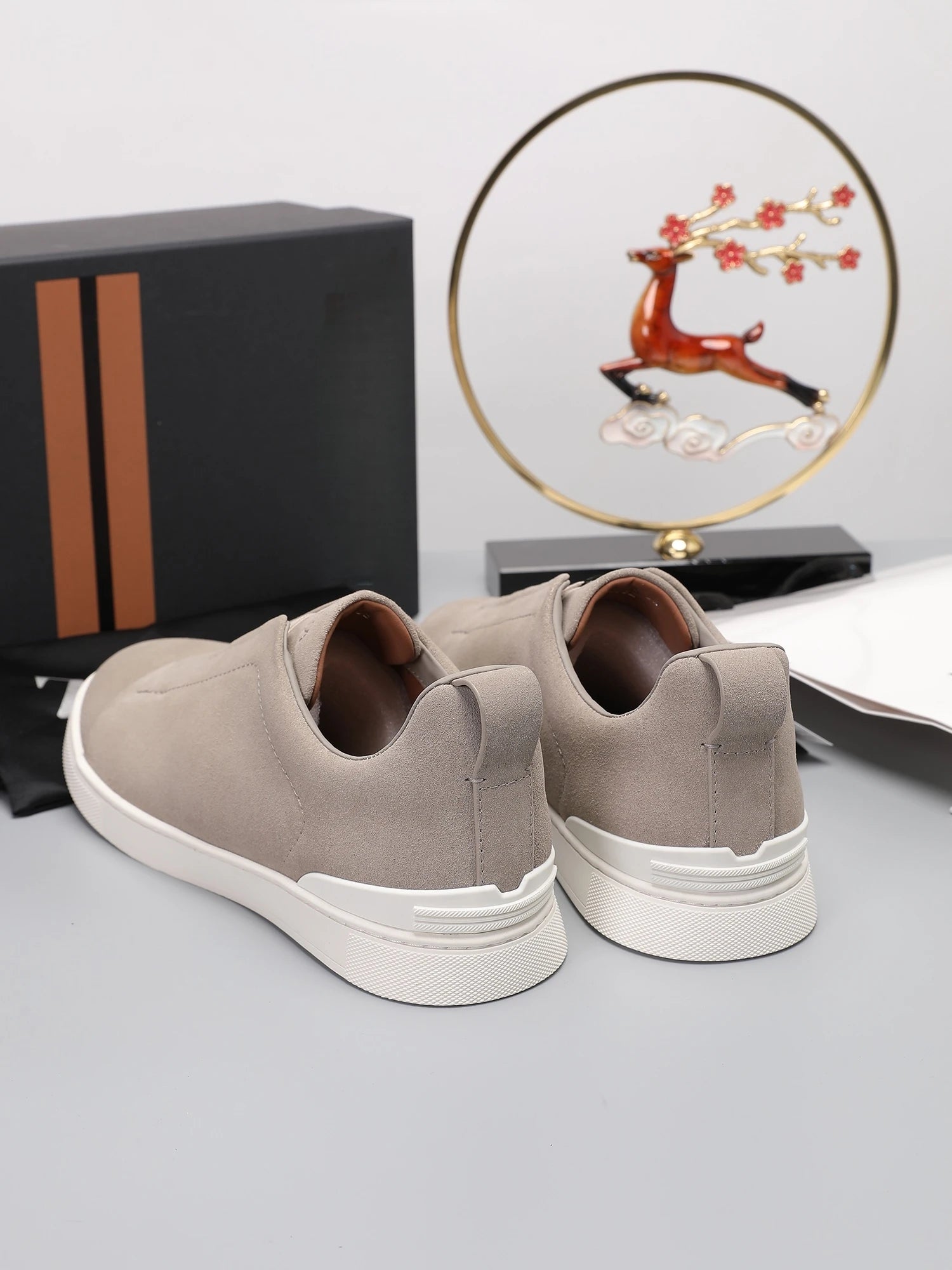 Luxuriöse Sportschuhe, handgefertigt, ideales Weihnachtsgeschenk, Freizeitsneaker, atmungsaktiv, geschäftlich, flach, Wanderschuhe, rutschfest, Outdoor-Radschuhe