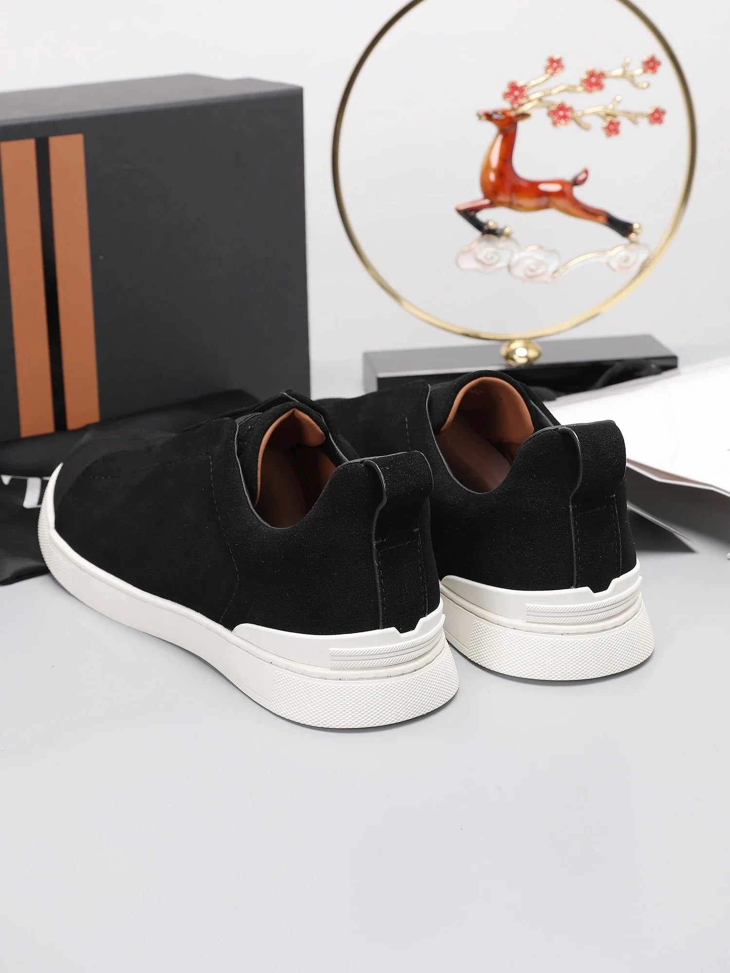 Luxuriöse Sportschuhe, handgefertigt, ideales Weihnachtsgeschenk, Freizeitsneaker, atmungsaktiv, geschäftlich, flach, Wanderschuhe, rutschfest, Outdoor-Radschuhe