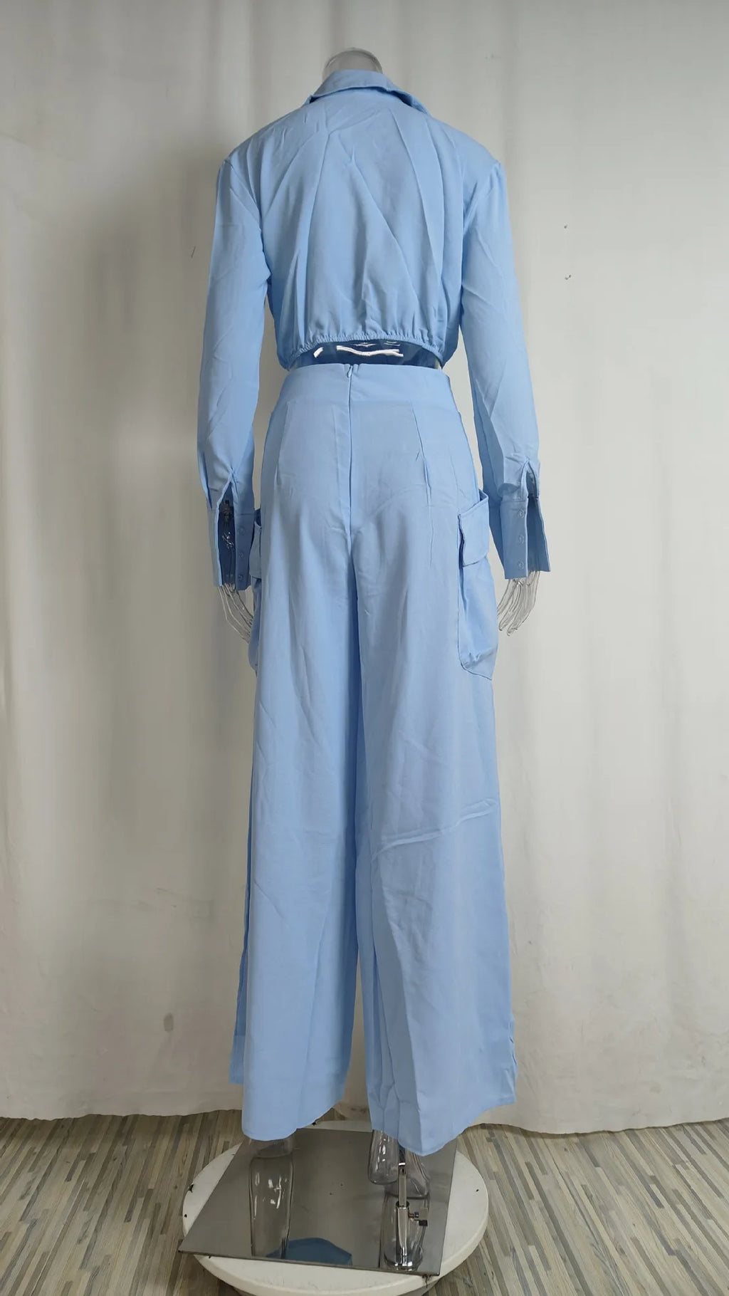 Elegantes Damen Hemdblusenkleid – Langes Sommerkleid mit Bindegürtel