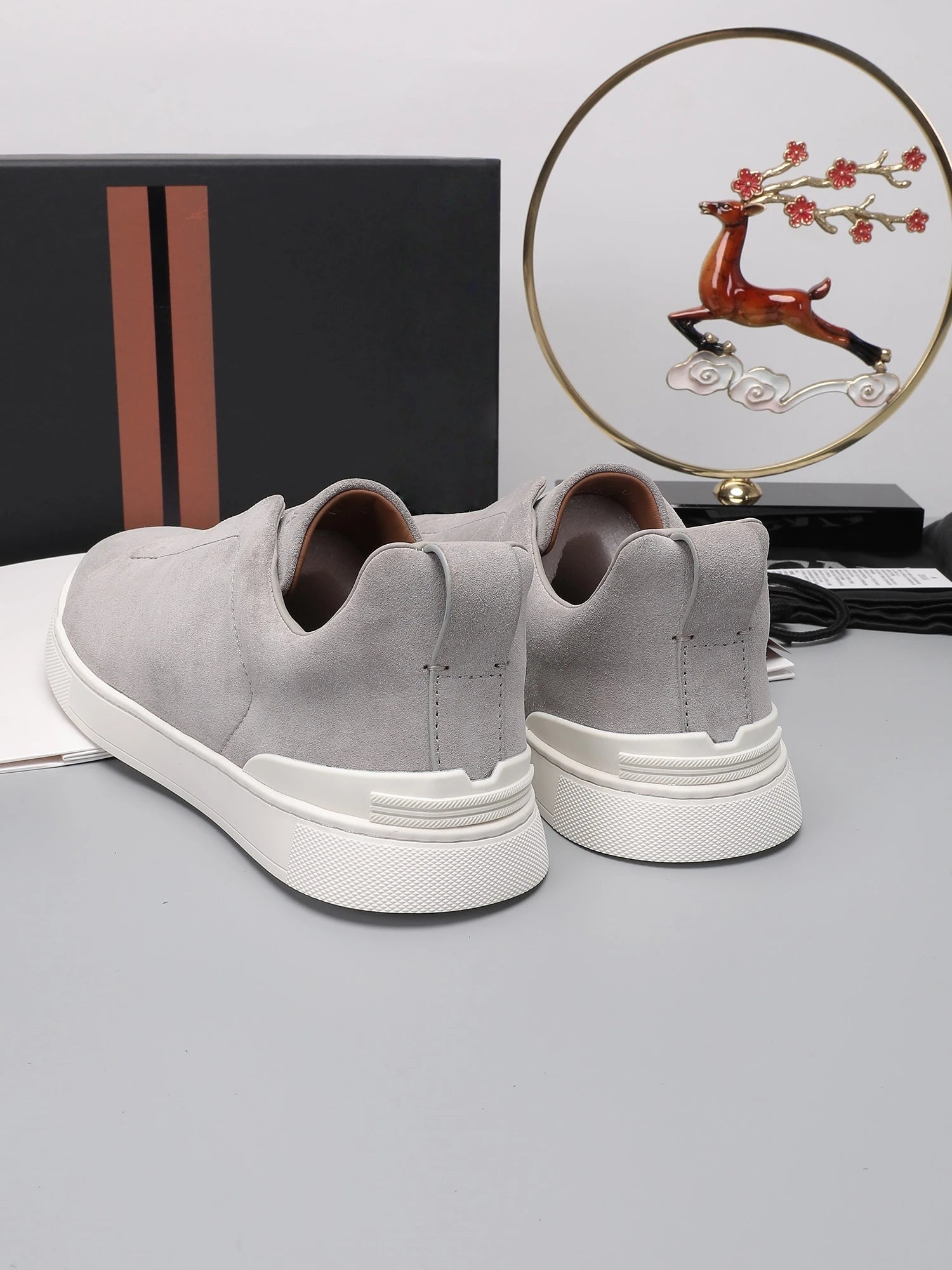 Luxuriöse Sportschuhe, handgefertigt, ideales Weihnachtsgeschenk, Freizeitsneaker, atmungsaktiv, geschäftlich, flach, Wanderschuhe, rutschfest, Outdoor-Radschuhe